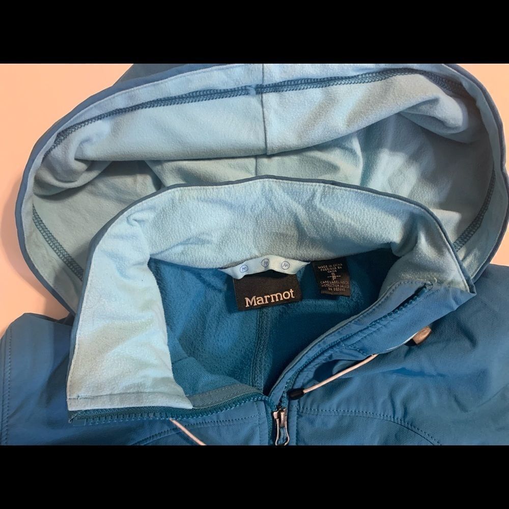 Marmot blue zip up Jacket size S - Picture 5 of 8